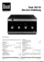 Dual MV-61-Service-Manual 